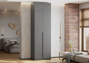 Антресоль 800 «ШК-5» Графит серый в Ялуторовске - yalutorovsk.ok-mebel.com | фото 4