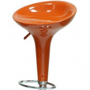 Барный стул Barneo N-100 Bomba оранжевый глянец в Ялуторовске - yalutorovsk.ok-mebel.com | фото 2