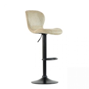 Барный стул Barneo N-86 Time / Black / VPU Beige Vintage PK970-1 в Ялуторовске - yalutorovsk.ok-mebel.com | фото