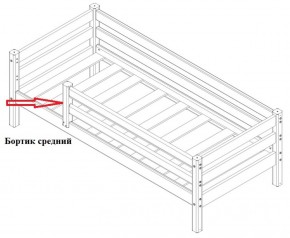 Бортик средний (1338*600) для Кровати Сонечка в Ялуторовске - yalutorovsk.ok-mebel.com | фото