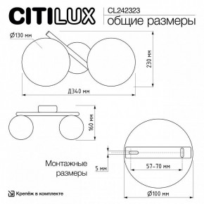 Бра Citilux Ronny CL242323 в Ялуторовске - yalutorovsk.ok-mebel.com | фото 9