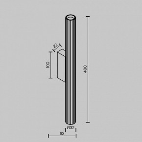 Бра Maytoni Calipso C082WL-12W2.7K-B в Ялуторовске - yalutorovsk.ok-mebel.com | фото 4