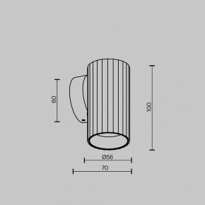 Бра Maytoni Calipso C106WL-01-GU10-BS в Ялуторовске - yalutorovsk.ok-mebel.com | фото 6