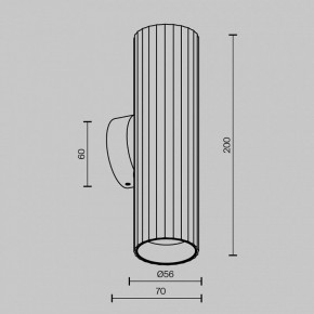 Бра Maytoni Calipso C106WL-02-GU10-B в Ялуторовске - yalutorovsk.ok-mebel.com | фото 6