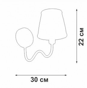 Бра Vitaluce V1848 V1848-8/1A в Ялуторовске - yalutorovsk.ok-mebel.com | фото 6