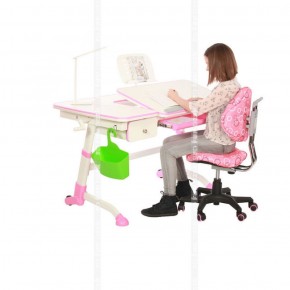 Парта-трансофрмер Amare Pink с выдвижным ящиком в Ялуторовске - yalutorovsk.ok-mebel.com | фото 4