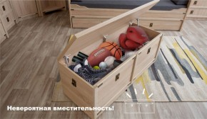 Детская Система Валенсия Сундук Дуб сонома в Ялуторовске - yalutorovsk.ok-mebel.com | фото 3