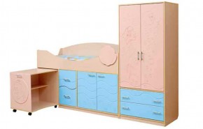 Набор мебели для детской Юниор -12.2 (700*1860) МДФ матовый в Ялуторовске - yalutorovsk.ok-mebel.com | фото 1