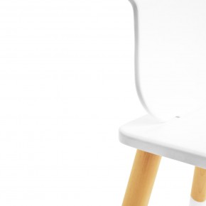 Детский комплект стол и два стула «Мишка» Rolti Baby (белый/береза, массив березы/мдф) в Ялуторовске - yalutorovsk.ok-mebel.com | фото 3