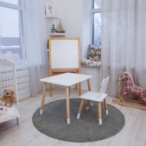 Детский комплект стол и стул «Мишка» Rolti Baby (белый/береза, массив березы/мдф) в Ялуторовске - yalutorovsk.ok-mebel.com | фото 4