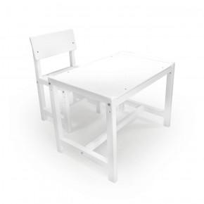 Детский растущий комплект стол и стул Я САМ "Лофт" (Белый, Белый) в Ялуторовске - yalutorovsk.ok-mebel.com | фото