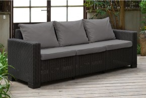 Диван Калифорния 3-х местный (California 3 Sofa), графит в Ялуторовске - yalutorovsk.ok-mebel.com | фото