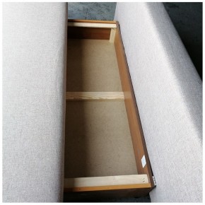 Диван-кровать Комфорт без подлокотников BALTIC AZURE (4 подушки) в Ялуторовске - yalutorovsk.ok-mebel.com | фото 4