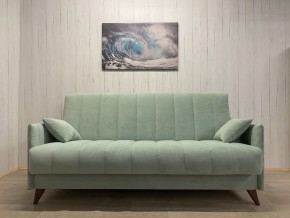 Диван Престиж-3 (НПБ) велюр Sensey mist green в Ялуторовске - yalutorovsk.ok-mebel.com | фото