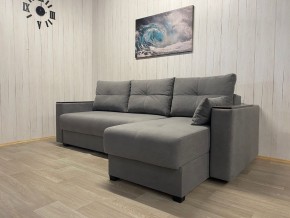 Диван угловой Комфорт-3 (НПБ+МДФ) велюр Galaxy Lite 26 в Ялуторовске - yalutorovsk.ok-mebel.com | фото 2