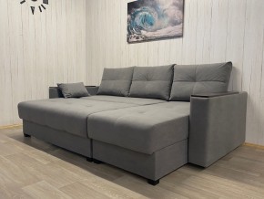 Диван угловой Комфорт-3 (НПБ+МДФ) велюр Galaxy Lite 26 в Ялуторовске - yalutorovsk.ok-mebel.com | фото 3