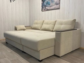 Диван угловой Комфорт-3 (НПБ+МДФ) велюр Luma 01 в Ялуторовске - yalutorovsk.ok-mebel.com | фото 4