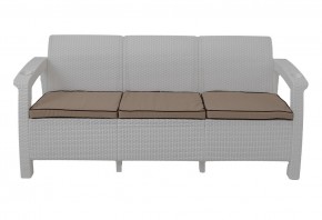 Диван Yalta Premium Sofa 3 Set (Ялта) белый (+подушки под спину) в Ялуторовске - yalutorovsk.ok-mebel.com | фото 2