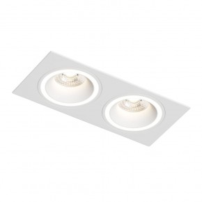DK2062-WH Встраиваемый светильник, IP 20, до 15 Вт, GU10, LED, белый, алюминий в Ялуторовске - yalutorovsk.ok-mebel.com | фото