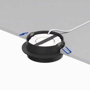 DK2090-BK Встраиваемый светильник FLAT, IP 20, до 15 Вт, GX53, LED, черный, алюминий в Ялуторовске - yalutorovsk.ok-mebel.com | фото 4