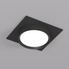 DK2091-BK Встраиваемый светильник FLAT, IP 20, до 15 Вт, GX53, LED, черный, алюминий в Ялуторовске - yalutorovsk.ok-mebel.com | фото