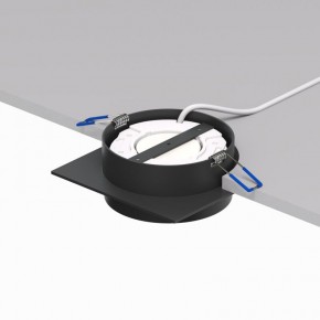 DK2091-BK Встраиваемый светильник FLAT, IP 20, до 15 Вт, GX53, LED, черный, алюминий в Ялуторовске - yalutorovsk.ok-mebel.com | фото 4