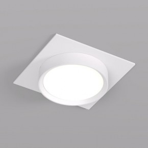 DK2091-WH Встраиваемый светильник FLAT, IP 20, до 15 Вт, GX53, LED, белый, алюминий в Ялуторовске - yalutorovsk.ok-mebel.com | фото