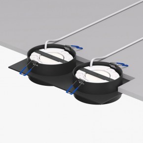 DK2092-BK Встраиваемый светильник FLAT, IP 20, до 15 Вт, GX53, LED, черный, алюминий в Ялуторовске - yalutorovsk.ok-mebel.com | фото 2
