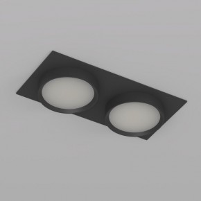 DK2092-BK Встраиваемый светильник FLAT, IP 20, до 15 Вт, GX53, LED, черный, алюминий в Ялуторовске - yalutorovsk.ok-mebel.com | фото 5