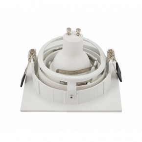 DK2121-WH Встраиваемый светильник, IP 20, 50 Вт, GU10, белый, алюминий в Ялуторовске - yalutorovsk.ok-mebel.com | фото 5