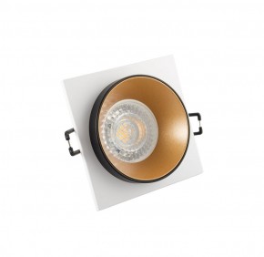 DK2402-GD Встраиваемый светильник, IP 20, 50 Вт, GU10, черный/золотой, алюминий в Ялуторовске - yalutorovsk.ok-mebel.com | фото