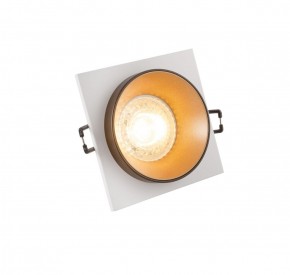 DK2402-GD Встраиваемый светильник, IP 20, 50 Вт, GU10, черный/золотой, алюминий в Ялуторовске - yalutorovsk.ok-mebel.com | фото 2