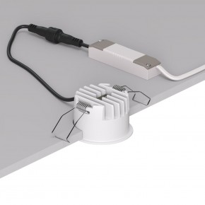 DK2510-WB Встраиваемый светильник SPACE со светодиодом d65 220V 8W 38° 4000К IP20 белый/черный алюминий в Ялуторовске - yalutorovsk.ok-mebel.com | фото 3
