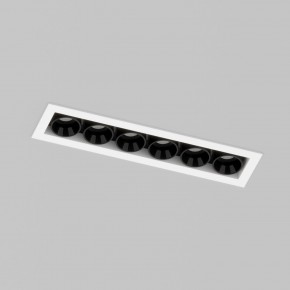 DK2514-WB Встраиваемый светильник SPACE со светодиодом L126mm 220V 10W 38° 4000К IP20 белый/черный алюминий в Ялуторовске - yalutorovsk.ok-mebel.com | фото 2