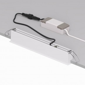 DK2515-WB Встраиваемый светильник SPACE со светодиодом L240mm 220V 20W 38° 4000К IP20 белый/черный алюминий в Ялуторовске - yalutorovsk.ok-mebel.com | фото 3