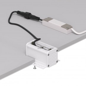 DK2530-WB Встраиваемый светильник SPACE со светодиодом под шпатлевку L69mm 220V 6W 38° 4000К IP20 белый/черный алюминий в Ялуторовске - yalutorovsk.ok-mebel.com | фото 5