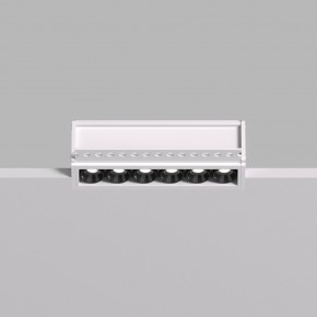 DK2531-WB Встраиваемый светильник SPACE со светодиодом под шпатлевку L126mm 220V 10W 38° 4000К IP20 белый/черный алюминий в Ялуторовске - yalutorovsk.ok-mebel.com | фото 3