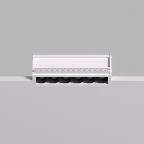 DK2531-WB Встраиваемый светильник SPACE со светодиодом под шпатлевку L126mm 220V 10W 38° 4000К IP20 белый/черный алюминий в Ялуторовске - yalutorovsk.ok-mebel.com | фото 4