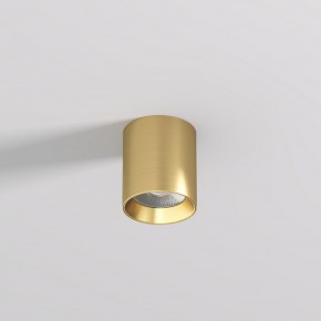 DK2610-SB Накладной светильник SHINE TUBE со светодиодом, D70*H80, IP20, 3000К, 10W, RA?90, сатинированная латунь, алюминий в Ялуторовске - yalutorovsk.ok-mebel.com | фото 2