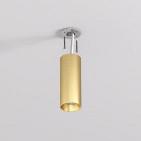 DK2615-SB Накладной светильник SHINE TUBE со светодиодом, D45*H115, IP20, 3000К, 7W, RA?90, сатинированная латунь, алюминий в Ялуторовске - yalutorovsk.ok-mebel.com | фото 3