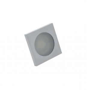 DK3013-AL Встраиваемый светильник влагозащ., IP 44, 50 Вт, GU10, серый, алюминий в Ялуторовске - yalutorovsk.ok-mebel.com | фото