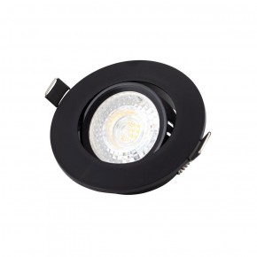 DK3020-BK Встраиваемый светильник, IP 20, 10 Вт, GU5.3, LED, черный, пластик в Ялуторовске - yalutorovsk.ok-mebel.com | фото 1