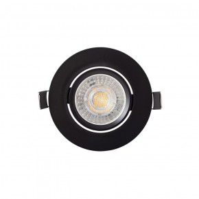 DK3020-BK Встраиваемый светильник, IP 20, 10 Вт, GU5.3, LED, черный, пластик в Ялуторовске - yalutorovsk.ok-mebel.com | фото 3