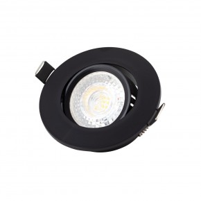 DK3020-BK Встраиваемый светильник, IP 20, 10 Вт, GU5.3, LED, черный, пластик в Ялуторовске - yalutorovsk.ok-mebel.com | фото 2