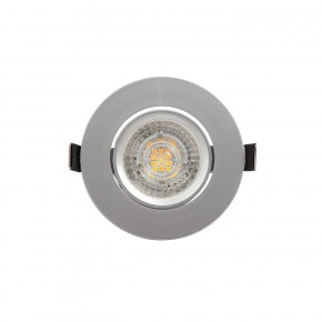 DK3020-CM Встраиваемый светильник, IP 20, 10 Вт, GU5.3, LED, серый, пластик в Ялуторовске - yalutorovsk.ok-mebel.com | фото 1