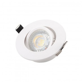 DK3020-WH Встраиваемый светильник, IP 20, 10 Вт, GU5.3, LED, белый, пластик в Ялуторовске - yalutorovsk.ok-mebel.com | фото 3
