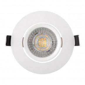DK3020-WH Встраиваемый светильник, IP 20, 10 Вт, GU5.3, LED, белый, пластик в Ялуторовске - yalutorovsk.ok-mebel.com | фото