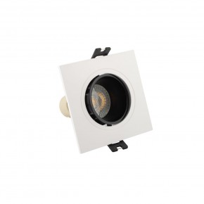DK3021-WB Встраиваемый светильник, IP 20, 10 Вт, GU5.3, LED, белый/черный, пластик в Ялуторовске - yalutorovsk.ok-mebel.com | фото 2