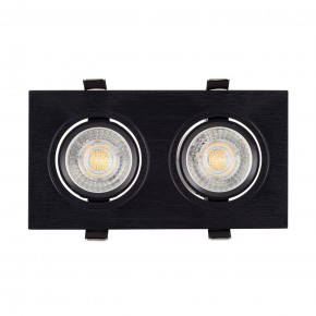 DK3022-BK Встраиваемый светильник, IP 20, 10 Вт, GU5.3, LED, черный, пластик в Ялуторовске - yalutorovsk.ok-mebel.com | фото 2