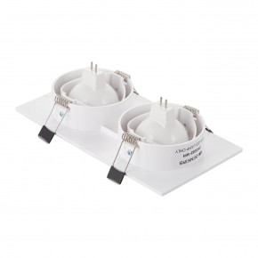 DK3022-WH Встраиваемый светильник, IP 20, 10 Вт, GU5.3, LED, белый, пластик в Ялуторовске - yalutorovsk.ok-mebel.com | фото 3